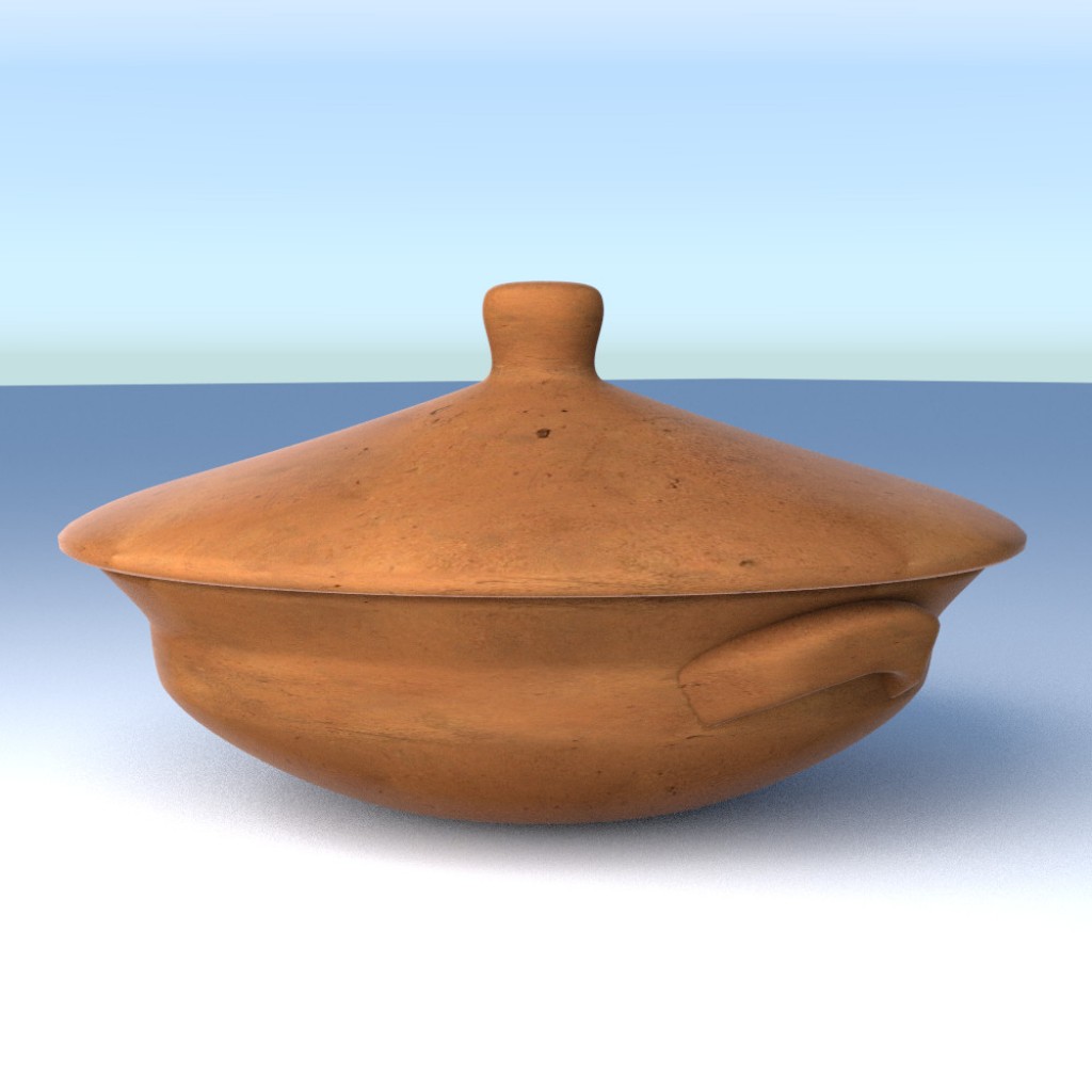 Ancient etruscan lopas (terracotta pan/pot) for cooking/stewing preview image 1